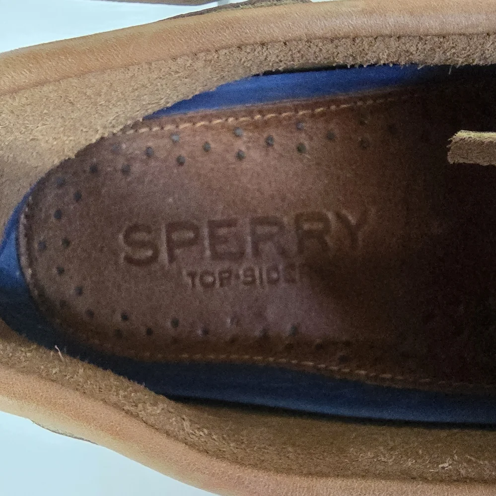 Sperry Top-Sider Men's Sahara Boat Shoe, Size 7M - Brown